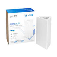 MSI MSI Roamii BE Lite Mesh System- 1 Pack ROAMIIBELITEMESHSYSTEM1PK