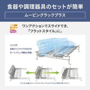 パナソニック 「標準工事＋引取料金込み」 ビルトイン食器洗い乾燥機 NP-45BS1W-イメージ4