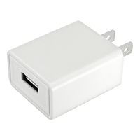 ラスタバナナ USB1ポート AC充電器 2A ホワイト RACA2A03WH