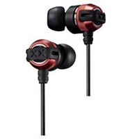 JVCケンウッド 密閉型インナーイヤーヘッドホン レッド&ブラック HA-FX33X-RB