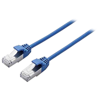 エレコム カテゴリー7対応LANケーブル スリム 5．0m ブルー LD-TWSS/BU5