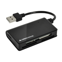 グリーンハウス USB2．0カードリーダ/ライタ ブラック GH-CRM1A-BK