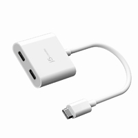 j5Create USB-C to DP alt mode出力 & PD充電 2in1 変換アダプター ホワイト JCA164