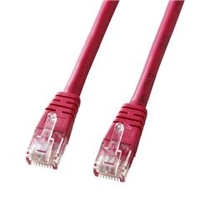サンワサプライ エンハンスドカテゴリ5単線LANケーブル（30m） レッド KB-T5T-30RN