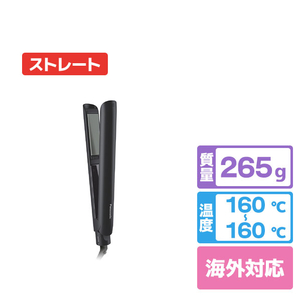 パナソニック コンパクトストレートアイロン 黒 EH-HV1B-K-イメージ1