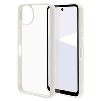 ラスタバナナ AQUOS wish5用FLEXGUARD TPU×PC クリアホワイト＊クリア 8820AW5HPCLWH