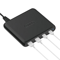 KOMATECH 90W マルチポートチャージャー Freedy ブラック EA1707BK