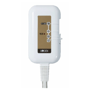 広電 電気ひざかけ毛布 ライトブラウン 無地 VWN131HBM-イメージ2