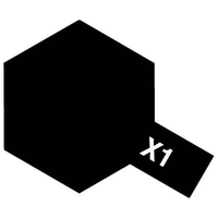タミヤ アクリルミニ X-1 ブラック TｱｸﾘﾙﾐﾆX1N