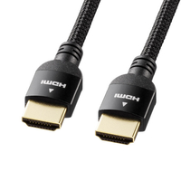 サンワサプライ ハイスピードHDMIナイロンメッシュケーブル(1．0m) ブラック KM-HD20-NM10