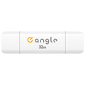 e angle USB3．2(Gen1)TypeC-A対応USBメモリ 32GB ホワイト ANGV-CRUAC032-A-W