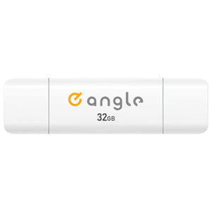 e angle USB3．2(Gen1)TypeC-A対応USBメモリ 32GB ホワイト ANGV-CRUAC032-A-W-イメージ1