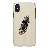 Man & Wood iPhone XS Max用天然木ケース Indian I13897I65