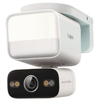 TP-Link ACコンセント給電式 センサーライトカメラ 1500ルーメンセンサーライト搭載 パンチルトWi-Fiカメラ 4m電源コード 360°首振り スマートAI検知(人物・ペット・車両) IP65 2K TAPO C710