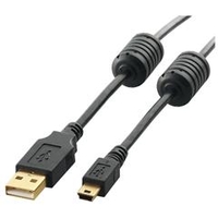 エレコム フェライトコア付きUSB2．0ケーブル(5m) ブラック5m U2C-MF50BK