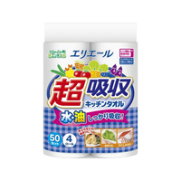 大王製紙 エリエール 超吸収キッチンタオル 50カット 4ロール F361849