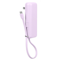 MOTTERU ACモバイルバッテリー 5000mAh ペールアイリス MOT-MBAC5001-PU