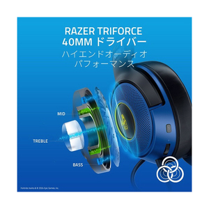 RAZER ゲーミングヘッドセット Kraken V3 X Fortnite Edition RZ04-03750500-R3M1-イメージ3