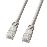 サンワサプライ エンハンスドカテゴリ5より線LANケーブル（5m） ライトグレー KB-T5Y-05N