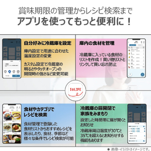 東芝 【フレンチドア】461L 冷凍冷蔵庫 アッシュグレージュ GR-A460FZ(ZH)-イメージ18