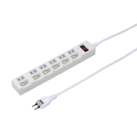 ヤザワ 個別集中スイッチ付節電タップ6個口5m ホワイト Y02BKS675WH