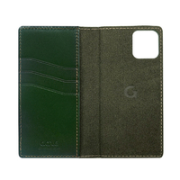GAZE iPhone 12/12 Pro用Tuscany Belly MagSafe対応ダイアリーケース グリーン GZ20915I12PGR