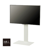 ナカムラ 32～65型対応 WALL テレビ台用スタンド EQUALS・WALLシリーズ サテンホワイト WLTVX5111