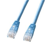 サンワサプライ エンハンスドカテゴリ5より線LANケーブル（10m） ライトブルー KB-T5Y-10LBN