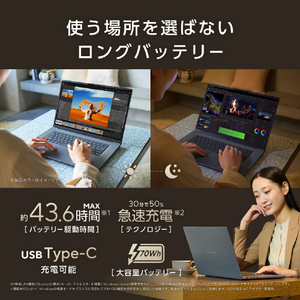 ASUS ASUS Zenbook SORA 16 (UX3607OA) ノートパソコン アイスランドグレー UX3607QA-PU16570GRS-イメージ7