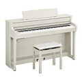 ヤマハ 電子ピアノ【高低自在椅子＆ヘッドホン付き】 clavinova クラビノーバ ホワイトバーチ調 CLP-845WB