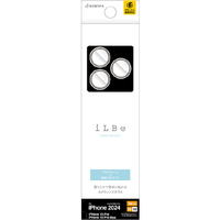 ラスタバナナ iPhone 16 Pro/16 Pro Max用ILBE カメラレンズ保護ガラス アルミ単眼 ブラックラメ CR4433IP4617P