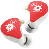 NF AUDIO カナル型イヤフォン レッド&ホワイト NF-NA3E-RW