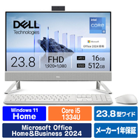 DELL スタンダードデスクトップパソコン Dell 24 オールインワン EC24250 パールホワイト AD47-FNWHBC
