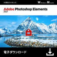 Adobe Photoshop Elements 2027 3年版DL版 DLPHOTOEL20273Y