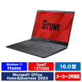 マウスコンピューター 16型ゲーミングノートパソコン e angle select G TUNE ブラック EDP6I7G70161THB