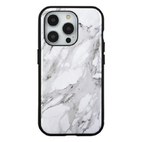 グルマンディーズ iPhone 15 Pro用耐衝撃ケース IIIIFIT PREMIUM マーブル IFT-157MBL