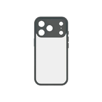 グルマンディーズ iPhone17 Pro用プランプフレームケース IIIIfit ブラック IFT-186BK
