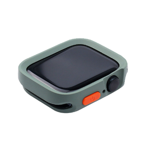WEARPLANET Apple Watch 41/40mm用FLUFFY POT ソフトケース マッシュルームグリーン WP26948-イメージ2