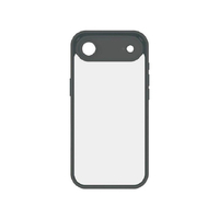 グルマンディーズ iPhone Air用プランプフレームケース IIIIfit ブラック IFT-187BK