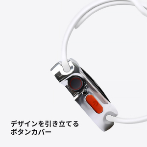 WEARPLANET Apple Watch 41/40mm用FLUFFY POT ソフトケース マット ブラック WP26950-イメージ9