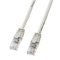 サンワサプライ エンハンスドカテゴリ5LANケーブル（3m） ライトグレー LKB5Y-03N