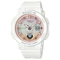 カシオ 腕時計 BABY-G ビーチトラベラー ホワイト BGA-250-7A2JF