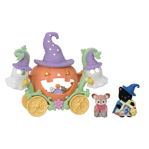エポック社 シルバニアファミリー セ-216 ハロウィンおばけとかぼちゃの馬車セット ﾊﾛｳｲﾝｵﾊﾞｹﾄｶﾎﾞﾁﾔﾉﾊﾞｼﾔｾ216-イメージ1