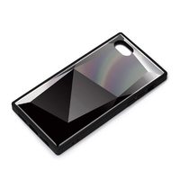 PGA iPhone SE(第2世代)/8/7/6s/6用ガラスハイブリッドケース Premium Style ダイヤブラック PG-20MGT11BK