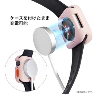WEARPLANET Apple Watch 41/40mm用FLUFFY POT ソフトケース マット ホワイト WP26956-イメージ12