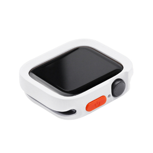 WEARPLANET Apple Watch 41/40mm用FLUFFY POT ソフトケース マット ホワイト WP26956-イメージ2