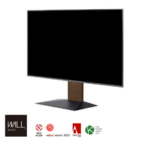 ナカムラ 50～100インチ対応 WALLテレビスタンドV4 EQUALS・WALLシリーズ ウォールナット WLTVJ5238