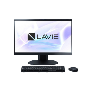 NEC 23．8型スタンダードデスクトップ LAVIE A23 ファインブラック PC-A2335LAB2-イメージ1