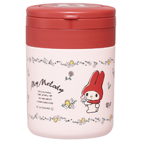 スケーター 折りたたみハンドル付きデリカポット スープジャー(300ml) マイメロディ フラワーレトロ LJFO3AGMMﾌﾗﾜ-ﾚﾄﾛ