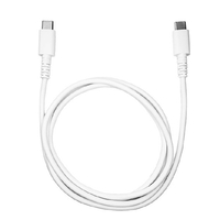 クオリティトラストジャパン やわらかいのに切れにくいケーブル PD対応 USB Type-C to Type-C(1.0m) ホワイト QTC-0416WH